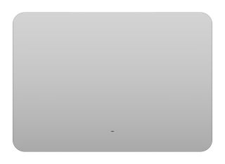 Зеркало с подсветкой Misty Адхил 100см белый